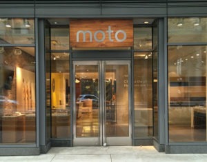 Moto commercial storefront