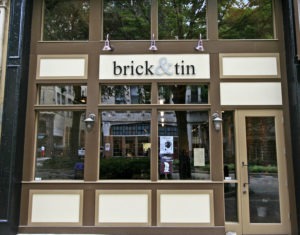 brick & tin commercial storefronts